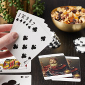 Zitat von Charlemagne und berühmten Sprachen Spielkarten (In Situ)
