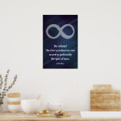 Zitat von David Hilbert - Math Posters Poster (Küche)