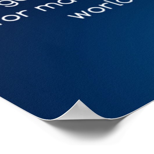 Zitat von David Hilbert - Math Posters Poster (Ecke)