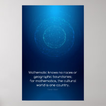 Zitat von David Hilbert - Math Posters