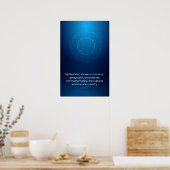 Zitat von David Hilbert - Math Posters Poster (Küche)