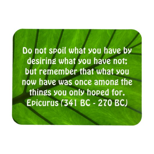 Zitat von Epicurus Magnet (Horizontal)
