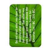 Zitat von Epicurus Magnet (Vertikal)