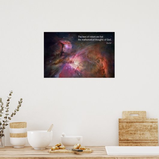 Zitat von Euclid - Math Posters Poster (Küche)