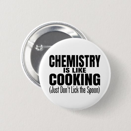 Zitat von Funny Chemistry Teacher Button (Vorne & Hinten)