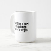 Zitat von Funny Chemistry Teacher Kaffeetasse (Vorderseite Links)