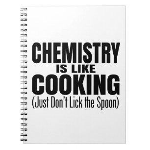 Zitat von Funny Chemistry Teacher Notizblock