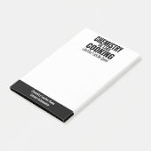 Zitat von Funny Chemistry Teacher Post-it Klebezettel (angewinkelt)