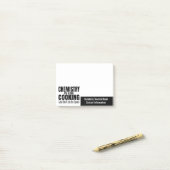 Zitat von Funny Chemistry Teacher Post-it Klebezettel (Auf Schreibtisch)