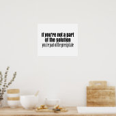 Zitat von Funny Chemistry Teacher Poster (Küche)