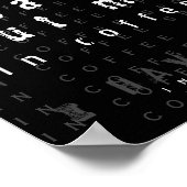 Zitat von Funny Coffee Lover Poster (Ecke)