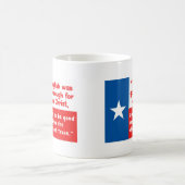 Zitat von Funny Jesus Texas Kaffeetasse (Mittel)