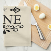 Zitat von "Funny Wine Drinker" Geschirrtuch (Viertel Falte)