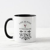 Zitat von "Funny Wine Drinker" Tasse (Links)