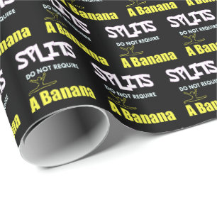 Zitat von Girls Gymnastics Banana Splits Geschenkpapier