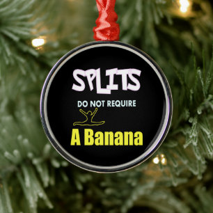 Zitat von Girls Gymnastics Banana Splits Ornament Aus Metall