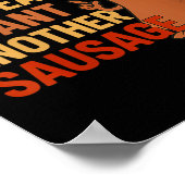 Zitat von Grillen-Würstchen für Krümelgrill D Poster (Ecke)