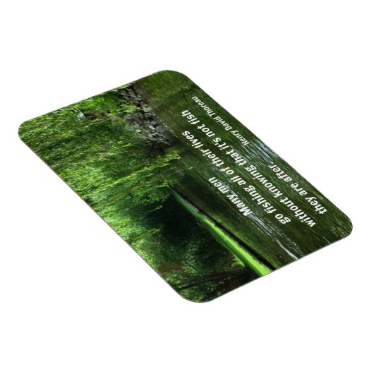 Zitat von Henry David Thoreau Magnet (Rechte Seite)