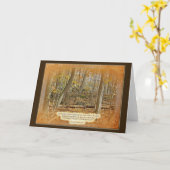 Zitat von Herbstwald George Washington Carver Karte (Gelbe Blume)