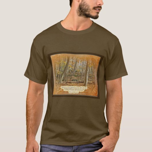 Zitat von Herbstwald George Washington Carver T-Shirt (Vorderseite)
