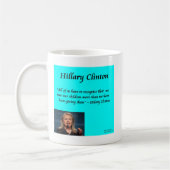 Zitat von Hillary Children "for the Children" Kaffeetasse (Links)