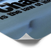 Zitat von John F. Kennedy Poster (Ecke)