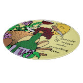 Zitat von Käse- und Weinliebhabern Schneidebrett (Ecke)