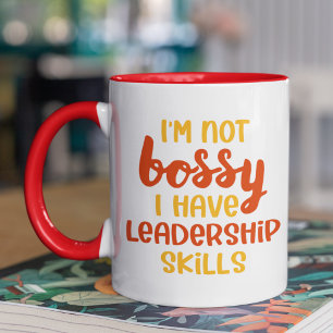 Zitat von Kollegen, die keine Bossy-Leadership-Ski Tasse