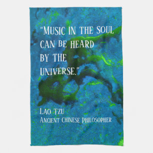 Zitat von Lao Tzu Geschirrtuch