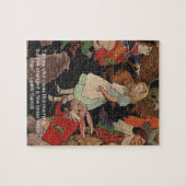 Zitat von Lewis Carroll Illustration & Mind Change Puzzle (Horizontal)