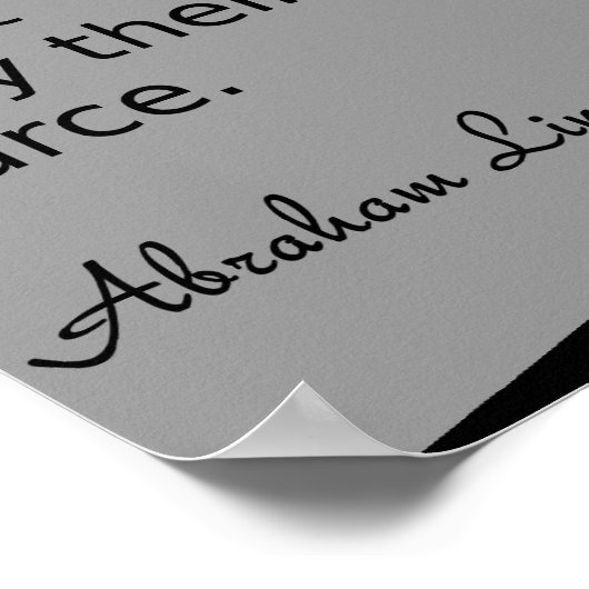 Zitat von Lincon Poster (Ecke)