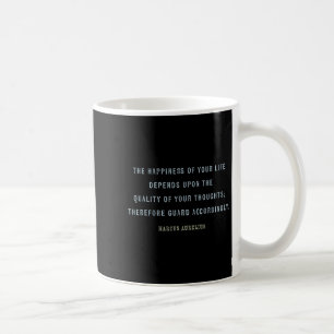 Zitat von Marcus Aurelius, Mindset Motivierend Quo Kaffeetasse