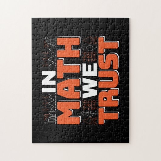 Zitat von Mathematikern - Vertrauen in Mathematik Puzzle (Vertikal)