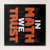 Zitat von Mathematikern - Vertrauen in Mathematik Puzzle (Horizontal)