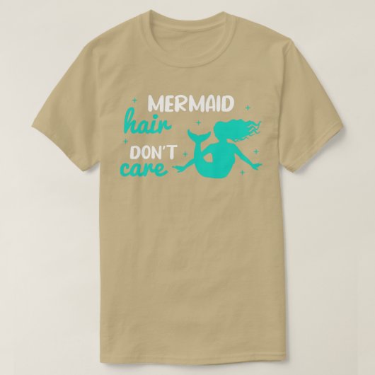 Zitat von Meerjungfrau Frauen Geschenk Meerjungfra T-Shirt (Design vorne)