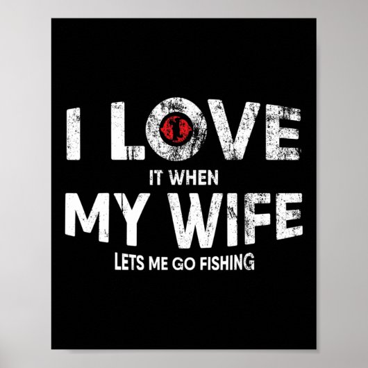 Zitat von Mens Funny Fishing für Fischer und Väter Poster (Vorne)