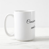 Zitat von Neville Goddard Kaffeetasse (Links)