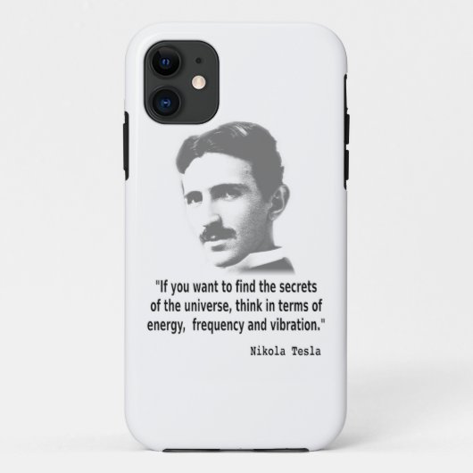 Zitat von Nikola Tesla Case-Mate iPhone Hülle (Rückseite)