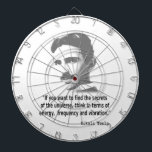 Zitat von Nikola Tesla Dartscheibe<br><div class="desc">Berühmtes Nikola Tesla Zitat.</div>