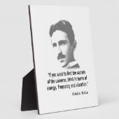 Zitat von Nikola Tesla Fotoplatte (Seite)