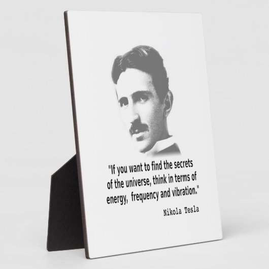Zitat von Nikola Tesla Fotoplatte (Seite)