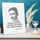 Zitat von Nikola Tesla Fotoplatte (Seite)