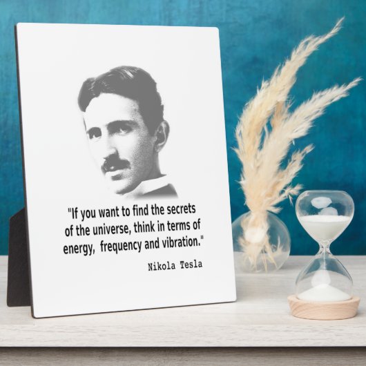Zitat von Nikola Tesla Fotoplatte (Seite)