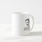 Zitat von Nikola Tesla Kaffeetasse (VorderseiteRechts)