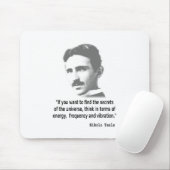 Zitat von Nikola Tesla Mousepad (Mit Mouse)