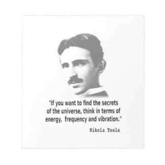 Zitat von Nikola Tesla Notizblock