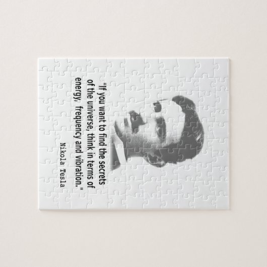Zitat von Nikola Tesla Puzzle (Horizontal)