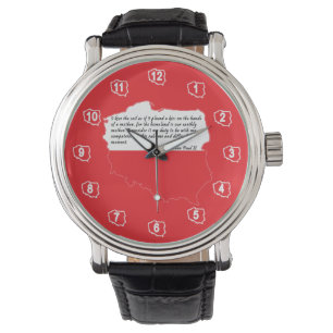 Zitat von Papst Johannes Paul II Armbanduhr