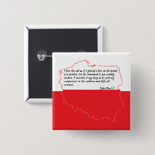 Zitat von Papst Johannes Paul II Button