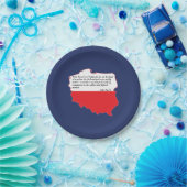 Zitat von Papst Johannes Paul II Pappteller (Party)